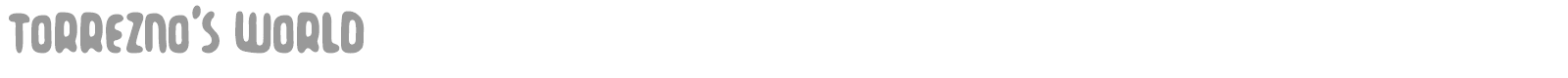 Torrezno's World font preview